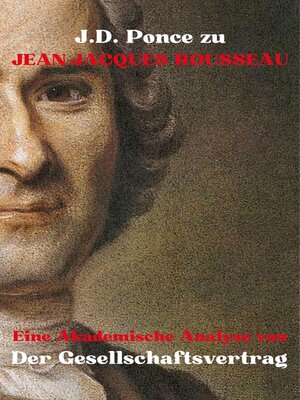 cover image of J.D. Ponce zu Jean-Jacques Rousseau